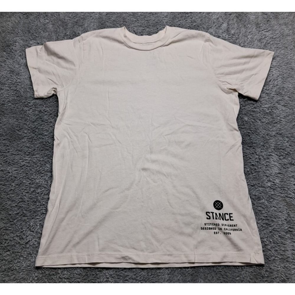 Stance The Crew T  Tee Womens Sz XS T-Shirt Short Sleeve Pullover Logo